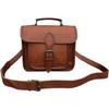 Handcrafted Genuine Leather Satchel Crossbody Bag Men Women Purse Wallet Handbag Messenger Sling Bags, 9 Inch Mini