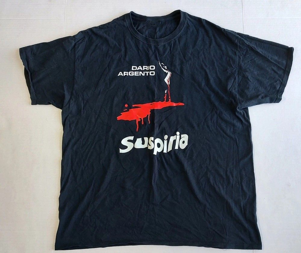 Unisex shirt Cotton Oversize Large Size Suspiria Horror Movie T-Shirt Size S-5XL Dario Argento Reprint
