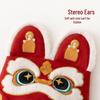 Koala Nini Baby Festive Red Lion Dance Winter Hat