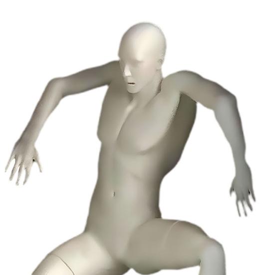 Испуганный человек Украшение угла стены Домашний офис Гостиная Поднимающийся испуганный человек