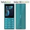 Восстановленный оригинальный Nokia Nokia 108 4G (2024) Мобильный телефон с 2 SIM-картами