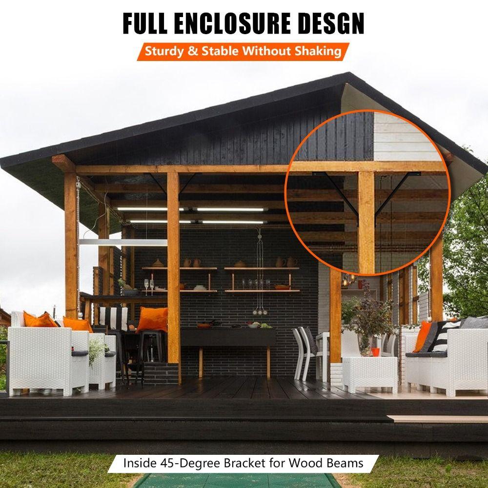 Heavy-Duty Metal Support Bracket Thickened Strengthening Reinforcing Rod Durable Construction Internal Bracket