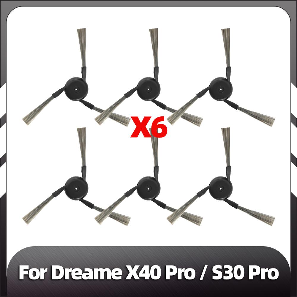 Совместимость с Dreame X40 Ultra / X40 Pro / S30 Pro Ultra Робот-пылесос Детали Основная боковая щетка HEPA-фильтр Насадки для швабры Детали пылесборника