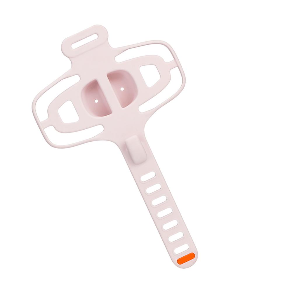 Silicone Bike Phone Mount with Adjustable Strap Shockproof Stable Smartphones Holder Universal Compatibility Black