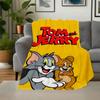 Tom and Jerry Phone WallpaperBlanket Flannel Throw Blanket for Sofa, Bed, Travel, Camping, Office