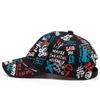 Fashion Graffiti Print Cotton Hats Personality Hip Hop Baseball Hat Spring and Autumn Outdoor Sun Cap Couple Caps