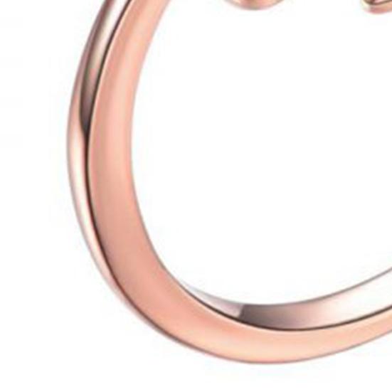 Женское кольцо с красной розой и открывающимся листом, регулируемое женское кольцо на День святого Валентина