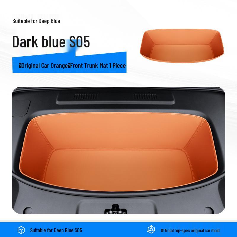 Deep Blue S05 Trunk Mat & Storage Box for Car Interior Modification