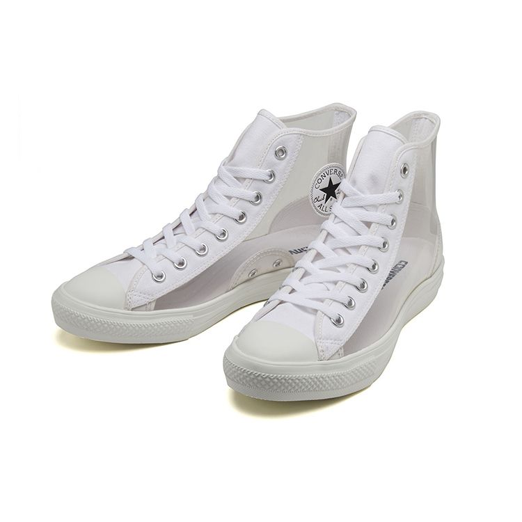 Converse Chuck Taylor All Star Light Прозрачный материал Высокие парусиновые кеды Унисекс Кеды Белый Прозрачный 31302940