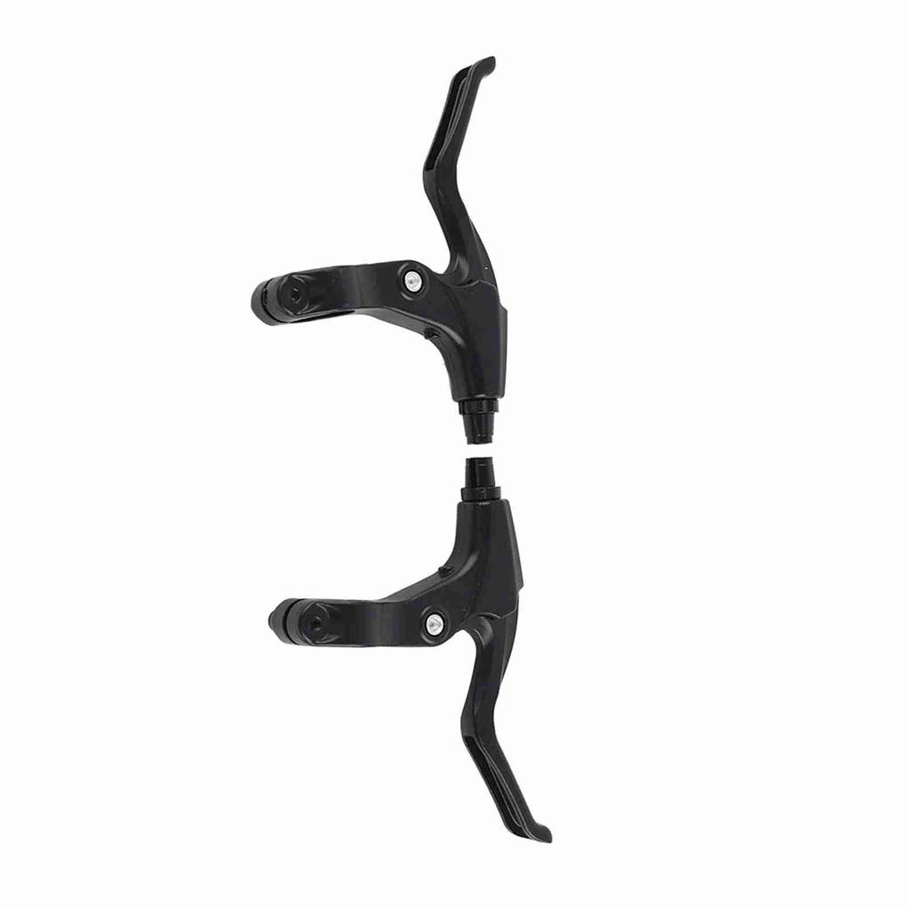 1 Pair Ultralight Aluminum Alloy Bicycle Brake Set Mountain Bike Braking Handles Parts(Black)