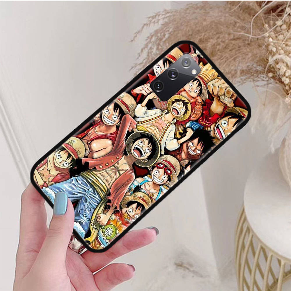 Black Case for OPPO Reno 8 6 5 4 Pro Plus Find X3 A17 A3 A31 A38 A40 A53 A54 A55 A74 A76 A78 A77 A80 A94 A95 A96 Lite W-81 One Piece