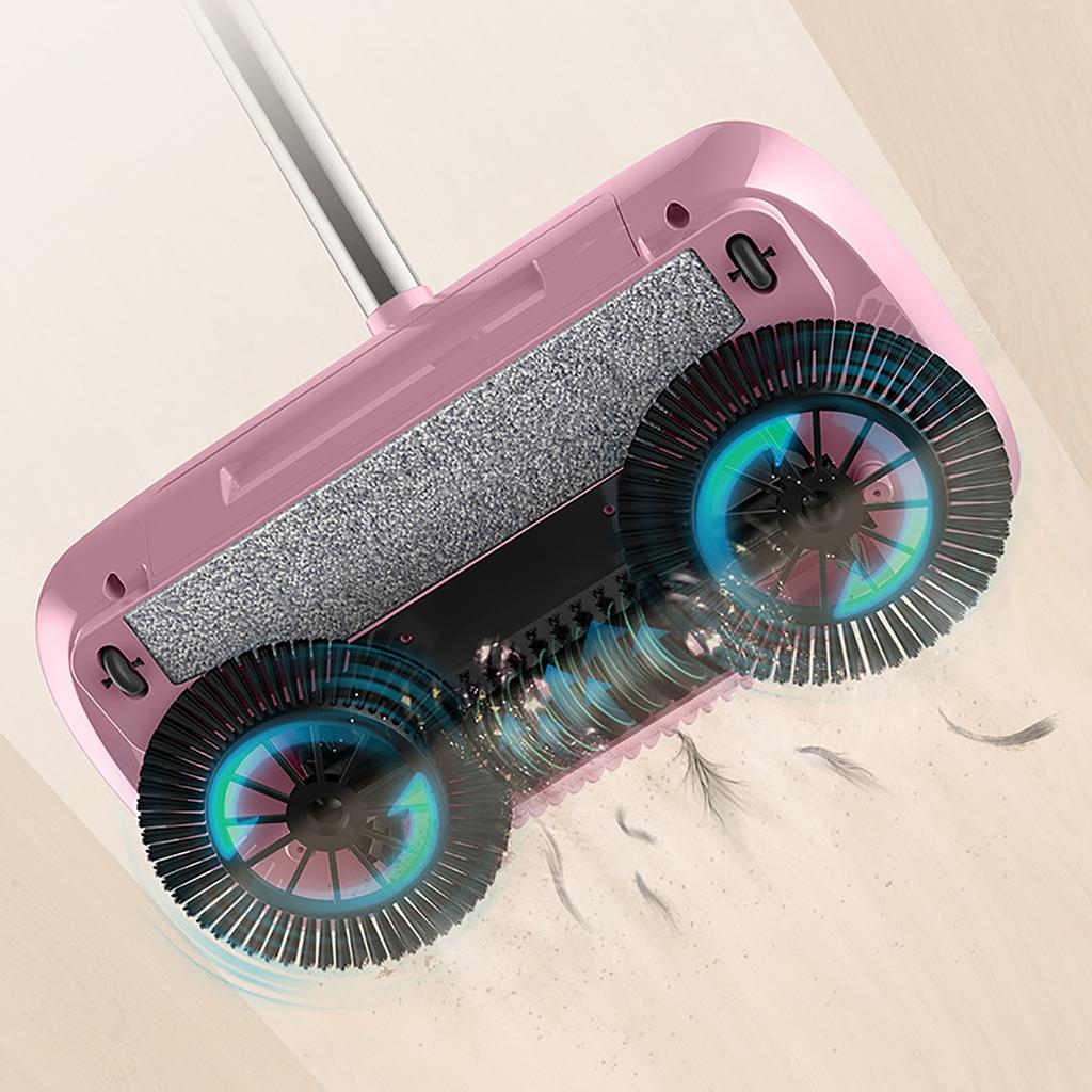 Ручная подметальная машина для дома, ленивая, три в одном, всасывающая подметальная машина, чистящая машина, напольный стенд