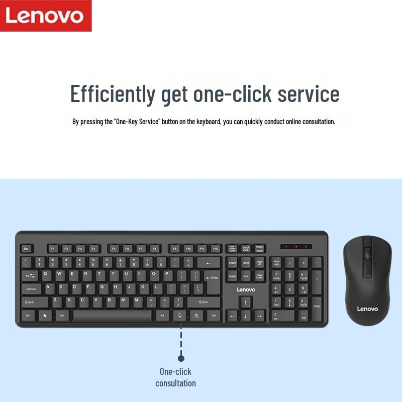Lenovo MK23Lite Wireless Keyboard and Mouse Combo