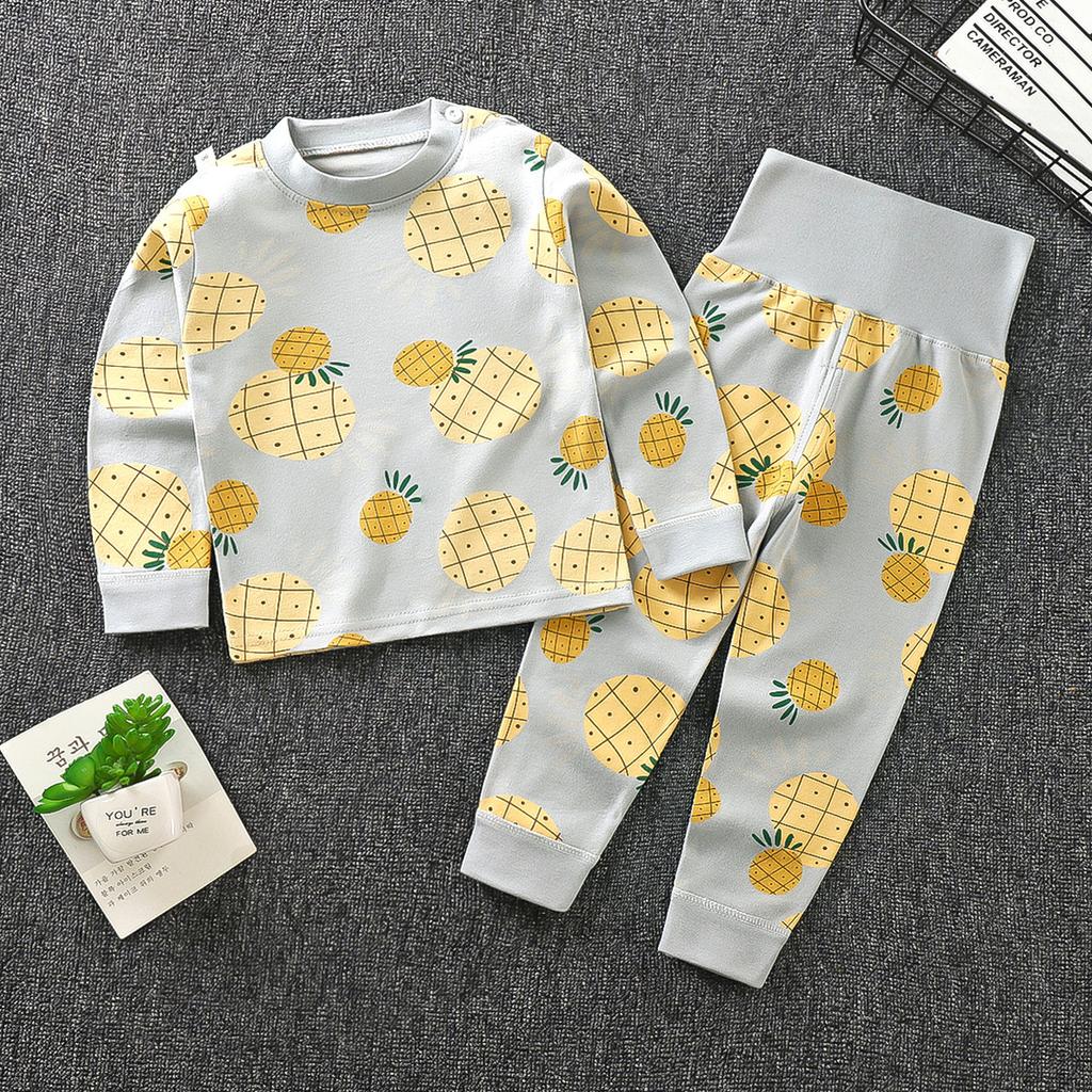 Children's Underwear Sets - Long-sleeved And Long-pants Sets For Boys, Girls' Casual Pajama Sets In 2-piece Style