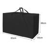 Folding Mattress Storage Bag Heavy Duty Waterproof Oxford Cloth Dust-proof Portable Handle Trifold Mattress Bedding Clothes Organizer Pouch