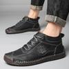 Высокие мужские кожаные повседневные кроссовки Модные кроссовки Zapatillas Hombre Весна Осень Мужская уличная обувь Ботинки Большой размер 48 9959