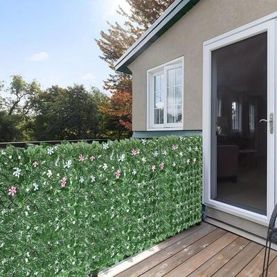 Плющевая изгородь Экран для конфиденциальности 3,3x10 футов Панели искусственной живой изгороди Защищенная от УФ-лучей Дышащая изгородь для конфиденциальности для фона сада у бассейна