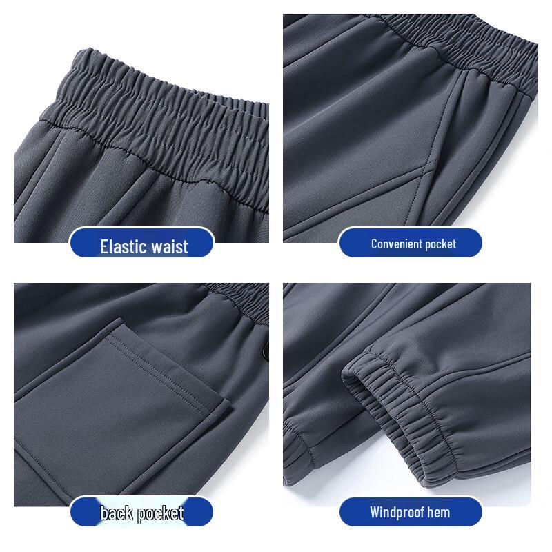 ROMON Мужские теплые повседневные брюки на флисовой подкладке