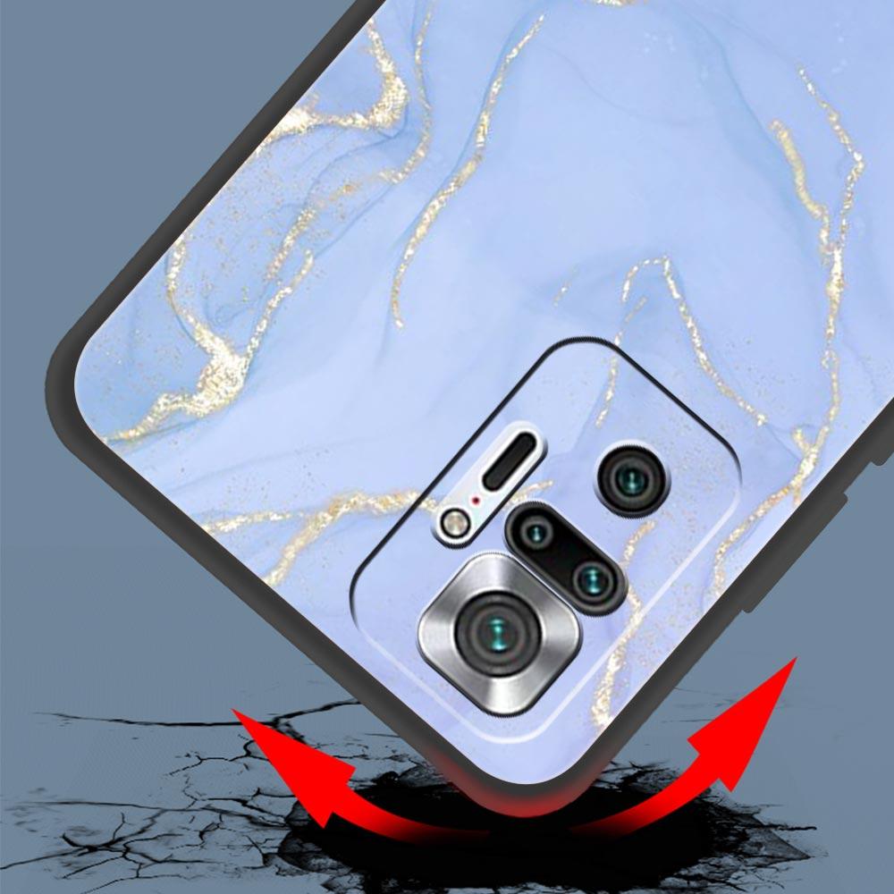 Для Redmi 10C Чехлы Funda Marble Ink Wash Мягкий чехол для телефона для Xiaomi Redmi Note 12 11 9S 9 8 10 Pro Plus 7 9T 8T 9C 9A 8A Чехол