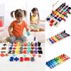 Interactive Wooden Counting Board Magnetic Fishing Game Cognitive Development Shape Recognition 45cm 19.5cm 5cm
