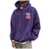 Men's Loose Printed Hooded Sweatshirt Men's Casual Fashion Sports Sweatshirt