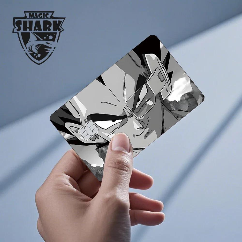 Новая водостойкая наклейка-обложка Skin Cover Skin Sticker с Гоку и Фризой для кредитной, банковской, дебетовой карты, не выцветающая
