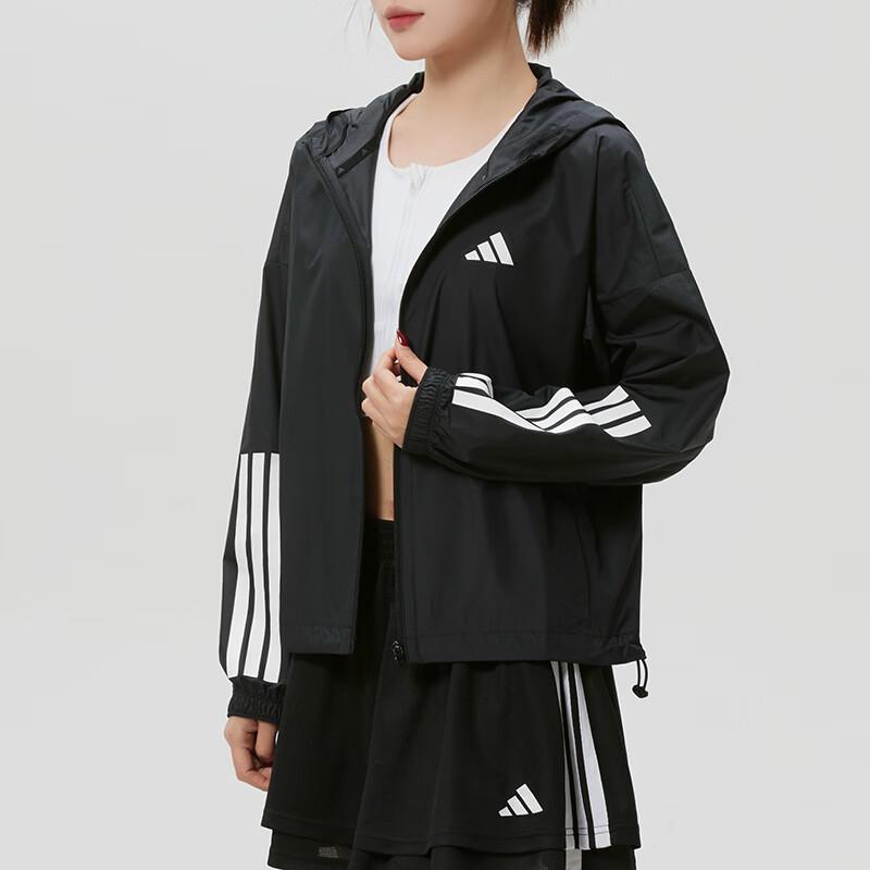 adidas Женская тканая куртка с капюшоном JX1872
