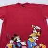 Винтажная футболка Disney Гуфи Микки Маус Охота на бабочек Мужская L/XL 90-е