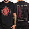 Футболка с туром Nine Inch Nails 2025 Красная спираль NIN Футболка NIN Peel It Back Tour Унисекс футболка