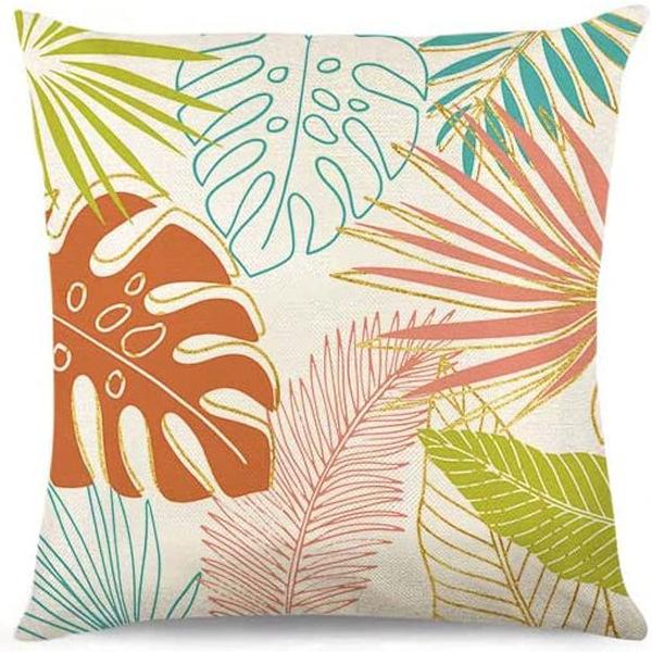 Summer Hot Style Ocean Style Pillow Beach Shell Pattern Blue Pillow Case Home Sofa Pillow Case Cushion Cover