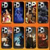 Чехол для телефона P-Phantoms Of the Opera для iPhone 16,15,14,13,12,11,Mini,Pro,E,MAX Черный Конфетный Матовый Ударопрочный Чехол