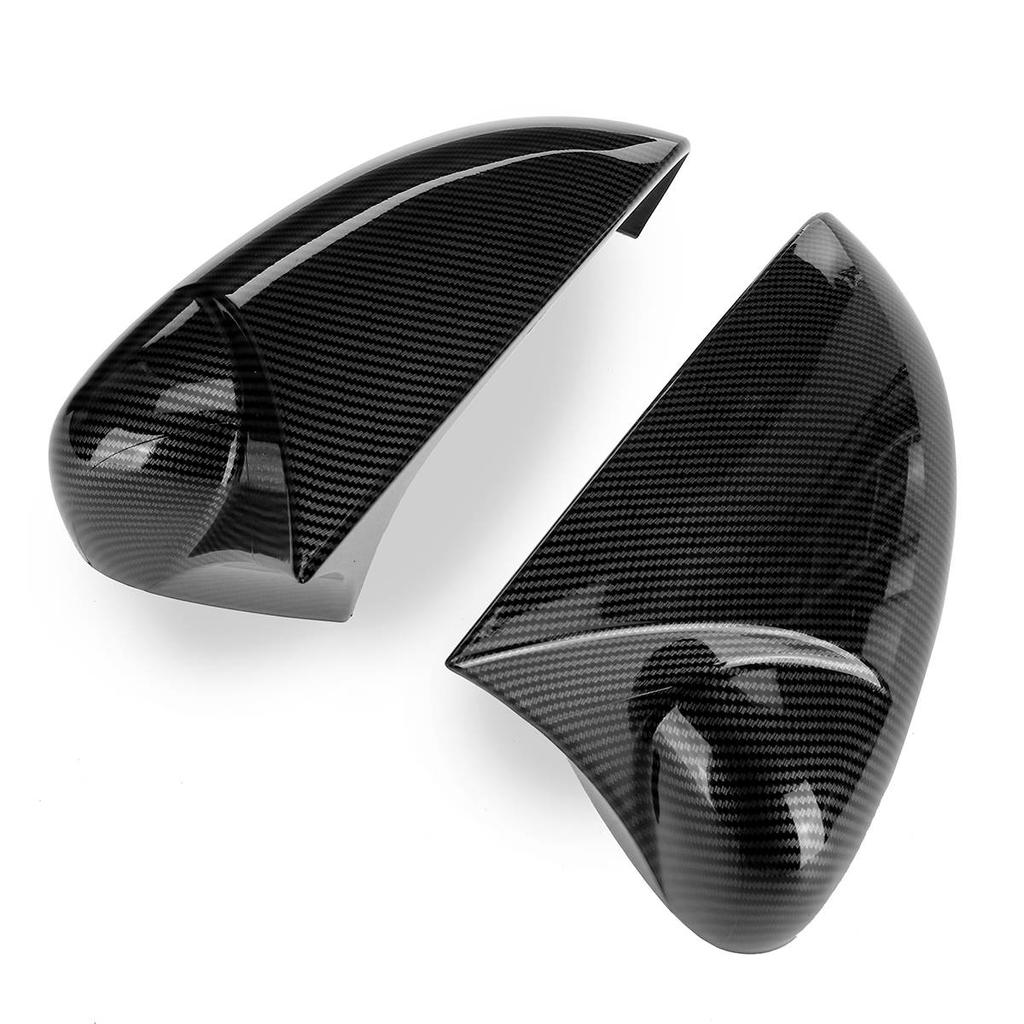 1 пара глянцевых черных автомобильных боковых зеркал для Renault Clio 4 Mk4/Zoe/Captur 2012-дополнительная крышка бокового зеркала заднего вида