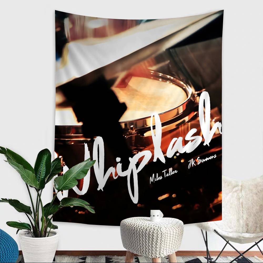 Classic Whiplash Movie Colorful Tapestry Wall Hanging Hippie Flower Wall Carpets Dorm Decor Wall Art Decor