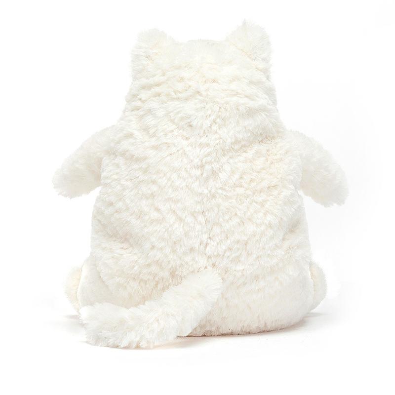 Jellycat Серия «Кошки» Любовь к животным Котёнок Успокаивающий крем Кукла Плюшевая кукла Высота 15 см