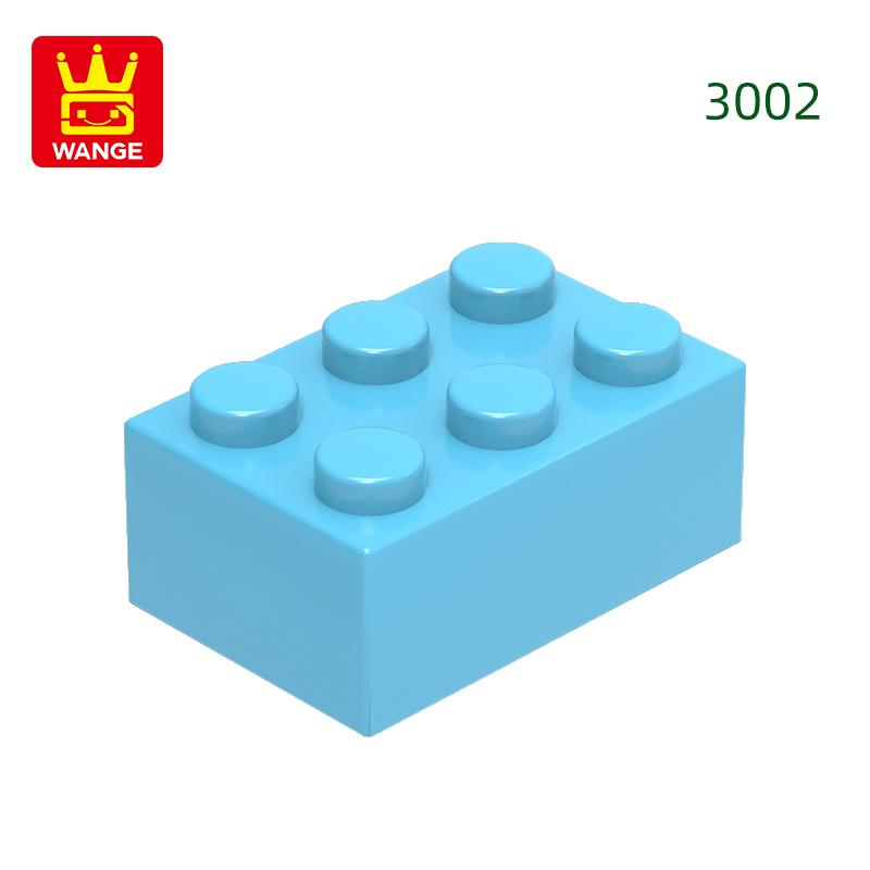 Нетоксичный 55 шт./лот 3002 2x3 Толстые Строительные Блоки Moc Аксессуары Совместимые С Кирпичами Детские Игрушки Подарочная Коробка