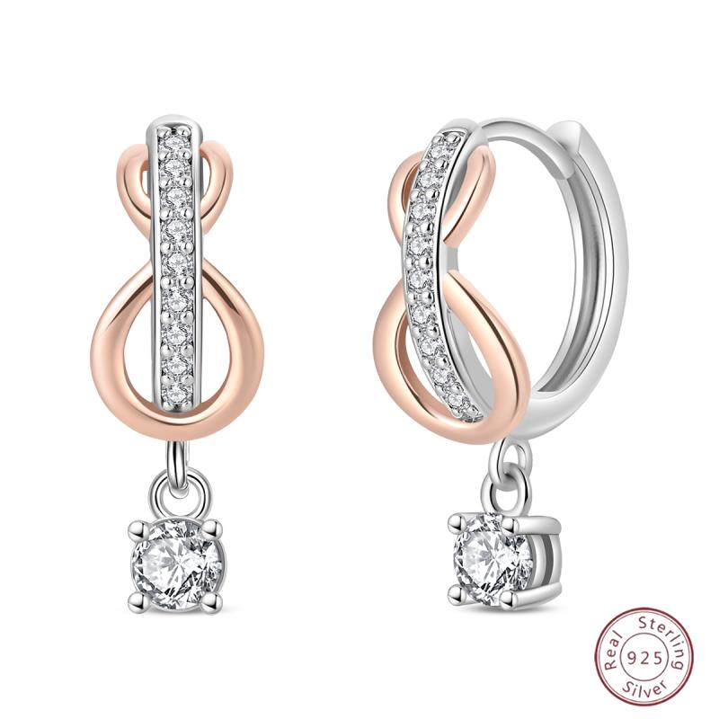 Серьги-кольца из серебра 925 пробы, минималистичные, золотые, круглые, модные, с застежкой-пряжкой с цирконием, свадебные украшения, подарок для женщин