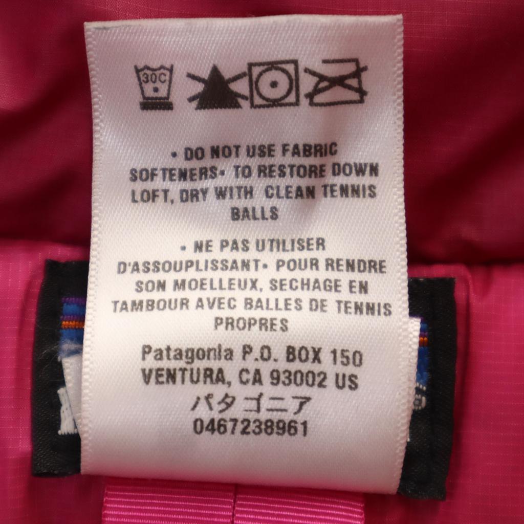 Patagonia Down Jacket XS Pink 84835FA11 Outdoor Storage Bag Included Women Used