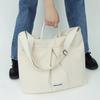 [Square Sand] CANVAS BIG BREAD BAG (ivory)