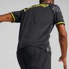 Puma Футболка с коротким рукавом и V-образным вырезом с логотипом, мужские топы Dortmund Away Fan Edition, черные 765884-02