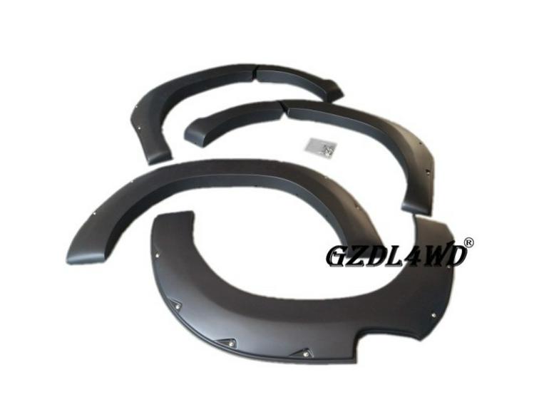 Расширители крыльев DUKE4WD для HILUX REVO: Литой под давлением ПП, АБС-блистер, Модифицированный для пикапа REVO.