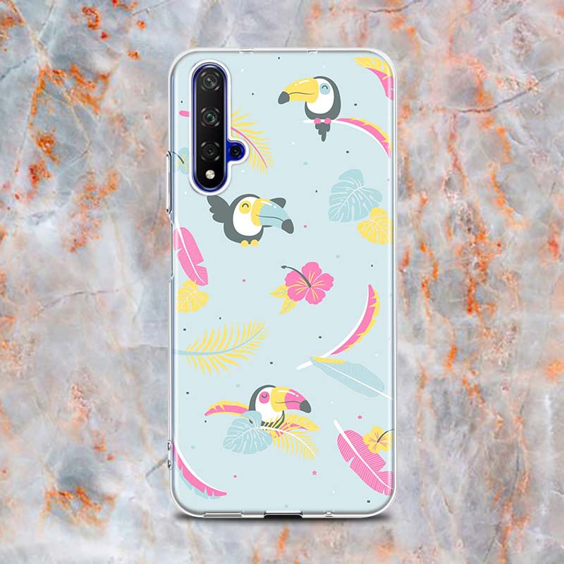 Силиконовый чехол с изображением жирафа из мультфильма для Honor 20 20S 20E 8 8A Prime 8X MAX 8C 8S 7A 7C 7S Pro Phone Case