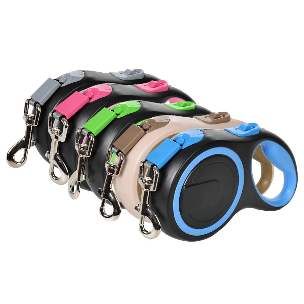 Automatic Fashion Retractable Dog Leash Extending Pet Collar Walking Leash Outdoor Dog Training Running Leashes Labrodor Retriever Accessories