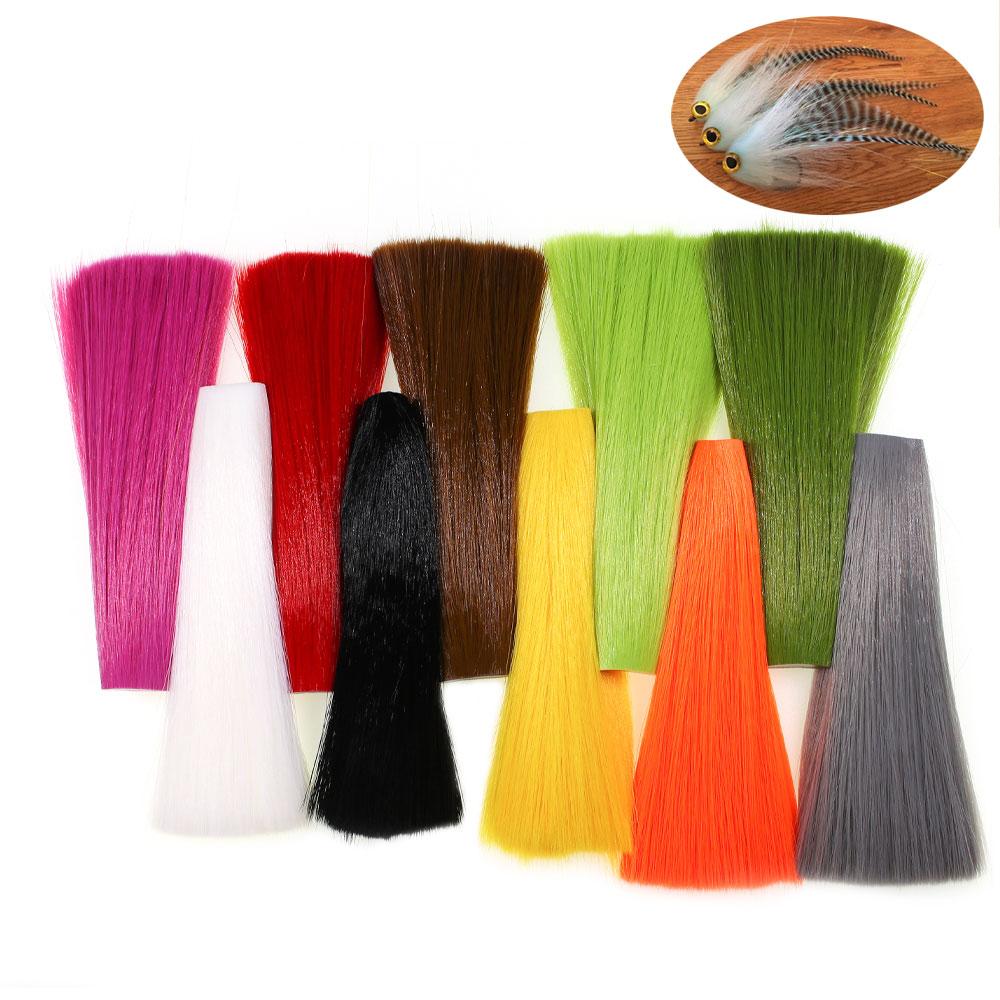 1 шт. синтетический искусственный материал для вязания мушек из волокна Bucktail для нимф, поденок, стримеров, джиг-приманок, приманок для соленой воды