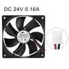 Вентилятор охлаждения uxcell DC 24V 120x120x25mm Вентилятор для электроники Вентилятор охлаждения ПК 1 шт. 0.16A
