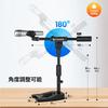 CAHAYA Microphone Stand Desktop Straight Boom 2-Way Design with Clip and Cable Cover Steel Triangular Base 1832g Height Adjustable 31-42cm 360°