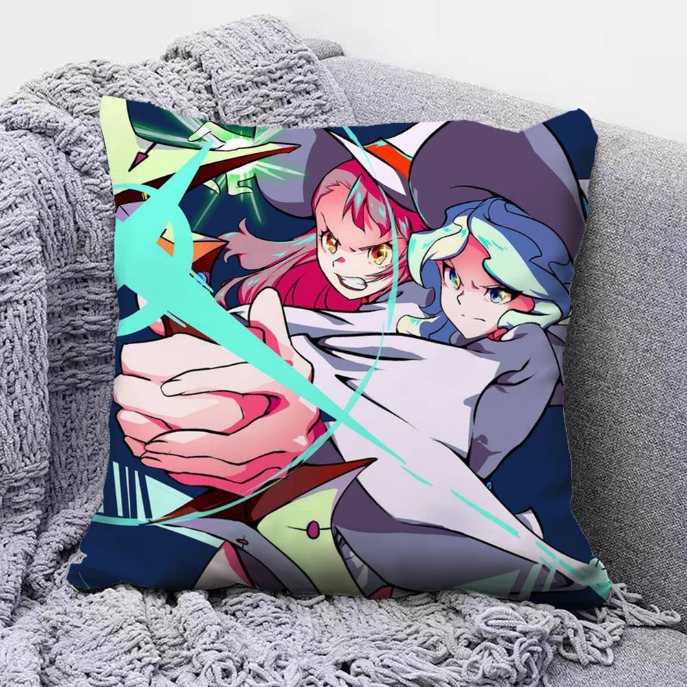 Akko Lotte Sucy Маленькая witchesкая академия Аниме Чехлы на подушки для дивана и Декоративные наволочки на заказ