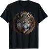 Wolf Mandala Animal Lovers Art Animal Wolf T-Shirt