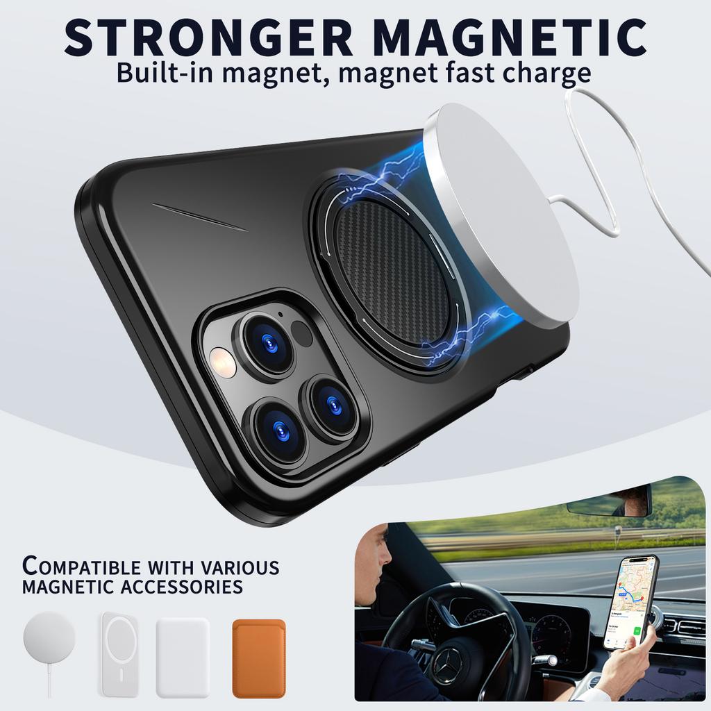 Аксессуары Кольцо-подставка Модный чехол для Iphone 17 Pro Max Air 16 Plus Iphone16 Двухслойные Жесткие Чехлы