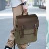 Men's and Women's Backpacks Retro Shoulder Travel Bag Computer Travel Bag Waxed Canvas Schoolbag