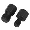 O2 Sensor Rethread Chaser Kit Oxygen Sensor Thread Repair Tool M12x1.25 M18x1.5 Black  for